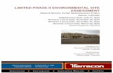 LIMITED PHASE II ENVIRONMENTAL SITE ASSESSMENT · 2015-07-27 · Limited Phase II Environmental Site Assessment Report, Revision 3 National Western Center Denver, Colorado March 22,