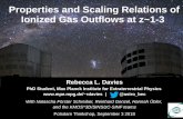 Properties and Scaling Relations of Ionized Gas Outflows ... · → Consistent with Leung+17 (MOSDEF) who find that the incidence of AGN outflows does not depend on the level of star