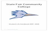 State Fair Community College · 09/09/2019  · Campus Resource Officer (660) 596-7110 Student Life Office (660) 596-7438 (660) 281-6013 (cell) (660) 596-7139 Resident Assistant Cell