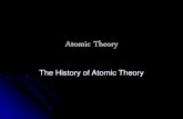 Investigating Atoms and Atomic Theory · Modern atomic theory In fact, it is impossible to determine the exact location of an electron. The probable location of an electron is based