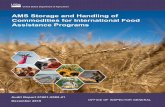AMS Storage and Handling of Commodities for International ... · Audit Report 01601-0002-41 OIG reviewed AMS’ oversight of the storage and handling of U.S.-produced