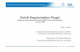 OsiriX Segmentation Plugincampar.in.tum.de/twiki/pub/Students/SepOsiriXSegmentation/Presen… · OsiriX Segmentation Plugin Systems Development Project (SEP) Final Presentation July