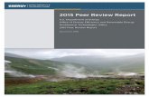 2015 Geothermal Technologies Office Peer Review Report GTO Peer... · 1.1 Logistics for 2015 Meeting On May 11–14, 2015, the Geothermal Technologies Office (GTO, or the Office)