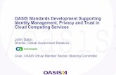 OASIS Standards Development Supporting Identity ...... Identity Management 2010 Enterprise Cryptographic Environments Enterprise Key Management Disk Arrays Backup Disk Backup Tape