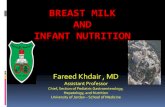 Breast milk and Infant nutrition · Long chain triglycerides (LCTs) Medium chain triglycerides (MCTs) Absorption of MCT vs LCT Lipase ... Most formulas in the local market: ...