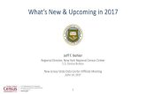 What’s New & Upcoming in 2017 · June 14, 2017 What’s New & Upcoming in 2017 1 ... Software . American Community Survey Updates Agility In Action 13 Key Action Areas • Reduce