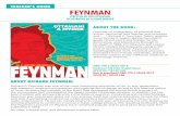 TEACHER’S GUIDE FEYNMAN · 2 TEACHER’S GUIDE FEYNMAN by Jim Ottaviani; Illustrated by Leland Myrick objECTIvES: This guide will provide teachers with the background knowledge