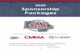 2020 Sponsorship Packages · •• You create your ad(s) according to size listed and submit the ad(s) in .jpg or .png format. Email ads to: Anne@MidwestManufacturers.com • MMA