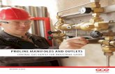 proline manifolds and outlets - GCE Group€¦ · for cutting and welding to highly sophisticated gas supply systems for the medical, ... plasma and laser welding • Oxy-fuel, plasma