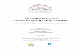 Collaborative Programs in General and Special Teacher ...programs.ccsso.org/content/pdfs/CPGSTE Action Guide PDF Final.pdf · Celia Oyler Teachers College, Columbia University . Dorene