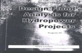 Design Flood Analyses for Hydropower Projects · NTPC Sponsored Training Course on August 20 – 25, 2007 Design Flood Analyses for Hydropower Projects n = 1.214 * 105 t [ R + 2.54
