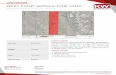 LAND FOR SALE WEST POINT AGRICULTURE LAND...Flat Development Ground SALE PRICE: $355,500.00 LOT SIZE: 7.9 Acres APN #: 140440084 PRICE PER ACRE: $45,000 KW COMMERCIAL 2121 S. McClelland