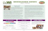 MIDDLESEX NEWS - MFWI · 2020-03-21 · MIDDLESEX NEWS Middlesex Federation of Women’s Institutes | Registered Charity No: 1167199 Please do not print out this electronic copy unless