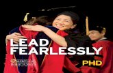 LEAD FEARLESSLY - Robert H. Smith School of Business...Financial Times, 2015 #16 Research (World) Financial Times, 2018 #17 Research (World) UT Dallas Top 100 Business School . Research