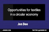 Opportunities for textiles in a circular economy€¦ · Big opportunities for cotton in a circular economy. Title: Cotton Speech Created Date: 20180814021045Z ...