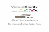Clear View Command Line Interface - Video Clarity · Video Clarity, Inc. Phone: 408-379-6952 Fax: 408-379-6221 sales@videoclarity.com  10/24/2014 4 of 40