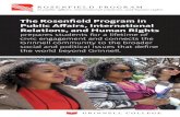 The Rosenfield Program in Public Affairs, …...in public affairs, international relations, and human rights The Rosenfield Program in Public Affairs, International Relations, and