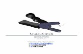 QuickStitch - Amazon S3 · a stitch with this device, a surgeon places the fascia layer in between the two jaws of the device and closes the handles. This device also protects the