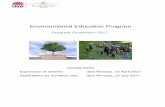 Environmental Education Program · 2017 Environmental Education: Program Guidelines Page 1 of 12 How to use this guide This guide will give you an overview of the Environmental Trust’s