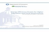 Energy Efficiency Grants for Higher Education and …...Energy Efficiency Grants for Higher Education and Local Governments Acknowledgements Washington State Department of Commerce