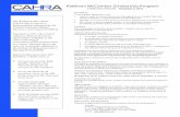 November 8, 2019 - CAHRA · an updated resume a current official transcript with university seal/watermark two letters of recommendation from an academic advisor, a professor in ...