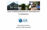 Joint Crediting Mechanism Development in Indonesia · Japanese Ministry members: Embassy of Japan in Indonesia (3 members), Foreign Affairs, Economy, Trade and Industry, Environment,