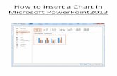 How to Insert a Chart in Microsoft PowerPoint2013 … · Category > PowerPoint 2013 C. Windows 10 Users: start button > all apps > Microsoft Office > PowerPoint 2013 2. When you get