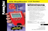 VDV MapMaster 2.0 Tester · P/N 90170 Ï See Kit Inside VDV MapMaster ™ 2.0 Tester We Make Connections EZ! 806 Calle Plano Camarillo, CA 93012 Phone: 800.749.5783 Cable Length Fax: