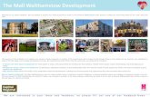 The Mall Walthamstow Development · Walthamstow Town Centre Area Action Plan (AAP) boundary ... • The Mall will trade throughout any development, minimising disruption to car parking,