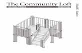 The Community Loft · Becky’s loft can be used against a wall or as a room divider. This grand staircase will make a dramatic entrance for any fairies that float to earth. A clear