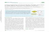 Interface Engineering of Anchored Ultrathin TiO2/MoS2 ... · KEYWORDS: molybdenum disulﬁde, titanium dioxide, self-standing, electrochemistry, hydrogen INTRODUCTION Hydrogen generated