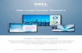Dell Large Format Monitors - dellemc.com · WITH DELL 4K INTERACTIVE TOUCH MONITORS IMPRESSIVE SCREEN PERFORMANCE Keep your audience engaged with a 55, 75 or 86-inch 4K interactive
