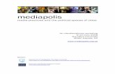 Mediapolis - All Papers - Publicly Sited · Gurpreet Bhasin, The Open University III. Journalistic Practices: Emerging Politics andIII. Journalistic Practices: Emerging Politics and
