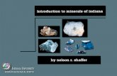Indiana Geological Survey Introduction to Minerals of Indiana€¦ · Minerals are the building blocks of rocks. Some minerals are mined for their useful properties or compounds and