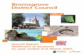 Bromsgrove District Council€¦ · Accounts Advisory Committee (CIPFA/LAAAC) Code of Practice on Local Council Accounting in the United Kingdom 2006 ‘A Statement of Recommended
