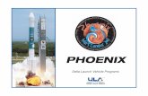 ULA | United Launch Alliance - PHOENIX...• Third-stage spinup occurs 60 sec after SECO-2 • 87.5-sec third-stage motor burn injects spacecraft into the desired orbit • Yo-Yo despin