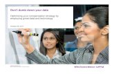 Don't dumb down your data - Willis Towers Watson 2017-10-27آ  Optimizing your compensation strategy