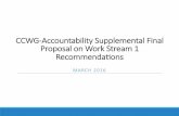 CCWG-Accountability Supplemental Final Proposal on Work ... · CWG-Stewardship assesses if dependencies have been met 09 CWG-Stewardship confirms that dependencies have been met ICG