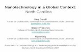 Nanotechnology in a Global Context - Duke Global Value ... · 3/28/2007  · • Nanotechnology is not an industry, but an enabling technology with a high degree of cross industry