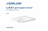 LED projector - asset.conrad.com€¦ · asus provides this manual “as is” without warranty of any kind, either express or implied, including but not limited to the implied warranties
