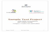 Sample Test Project · Graphic Designers typically work in advertising agencies, corporate advertising departments, ... Required elements for both – letterhead and business card:
