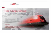 Rail Cargo Groupenglish.logitrans.com.tr/uploads/etkinlik-programi/... · China „Belt and Road“ Initiative and Logistics Solutions Rafi Papo, Product Manager Turkey / South East