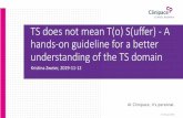 TS does not mean T(o) S(uffer) - A hands-on guideline for ... · If no pharmacological class is available for the trial medication the FDA recommends: • “If the established pharmacologic
