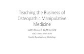 Business of Medicine - Find an Osteopathic Physician Near ...files.academyofosteopathy.org/convo/2020/Presentations/O...Osteopathic Manipulative Treatment Codes in CPT • 98925 OMT