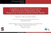 A Nonlinear Trust Region Framework for PDE-Constrained ...math.lbl.gov/~mjzahr/content/slides/zahr2015siamcse.pdf · PDE-Constrained Optimization ROM-Constrained Optimization Numerical