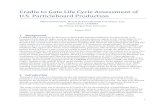 Cradle to Gate Life Cycle Assessment of U.S. Particleboard ... · Data for the life cycle assessment (LCA) are based on manufacturing gate to gate LCI’s from wood product manufacturing