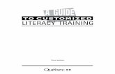 A Guide to Customized Literacy Training€¦ · INTRODUCTION The third edition of the Guide to Customized Literacy Training became necessary in order to comply with the Basic school