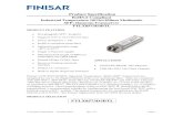 Product Specification - Finisar...interoperating the host-board EDC PHY with a limiting receiver SFP+ module. FTLX8573D3BTL Product Specification Finisar Corporation - October 2016