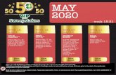 NJL May 50-Sweepstakes€¦ · 10-05-2020  · link in your Opt-In Drawings email for a chance to win!* *Entry in a 50-50-50 Sweepstakes and Opt-In Drawing is for a chance to win