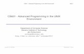 CS631 - Advanced Programming in the UNIX Environmentjschauma/631A/lecture13.pdf · 2014-12-02 · CS631 - Advanced Programming in the UNIX Environment Slide 2 In a nutshell: the ”what”